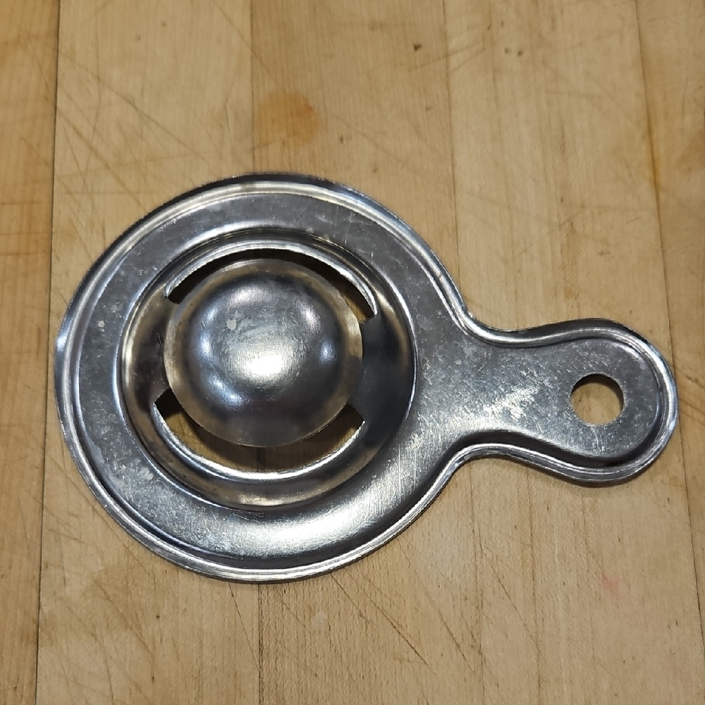 Vintage 1950 Stainless Steel Egg Separator